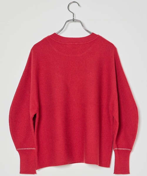 INED CLARO（イネドクラロ）の「バナナスリーブニット（ニット/セーター・レディース・レッド/アイボリー/ブラック・フリー）」の21枚目の写真