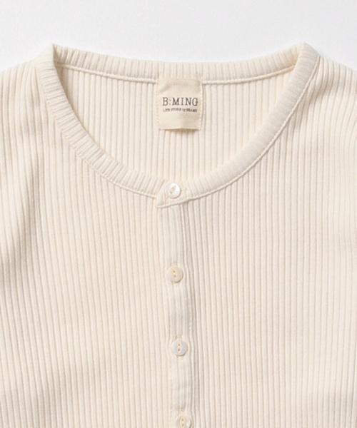 B:MING by BEAMS（ビーミングバイビームス）の「ビーミング by ビームス / ヘンリーカットプルオーバー（Tシャツ/カットソー・レディース・オフホワイト/ミント/ネイビー・ONE SIZE）」の8枚目の写真