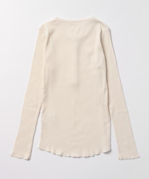 B:MING by BEAMS（ビーミングバイビームス）の「ビーミング by ビームス / ヘンリーカットプルオーバー（Tシャツ/カットソー・レディース・オフホワイト/ミント/ネイビー・ONE SIZE）」の18枚目の写真