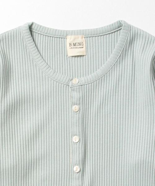 B:MING by BEAMS（ビーミングバイビームス）の「ビーミング by ビームス / ヘンリーカットプルオーバー（Tシャツ/カットソー・レディース・オフホワイト/ミント/ネイビー・ONE SIZE）」の19枚目の写真