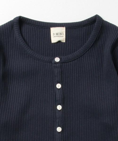 B:MING by BEAMS（ビーミングバイビームス）の「ビーミング by ビームス / ヘンリーカットプルオーバー（Tシャツ/カットソー・レディース・オフホワイト/ミント/ネイビー・ONE SIZE）」の14枚目の写真