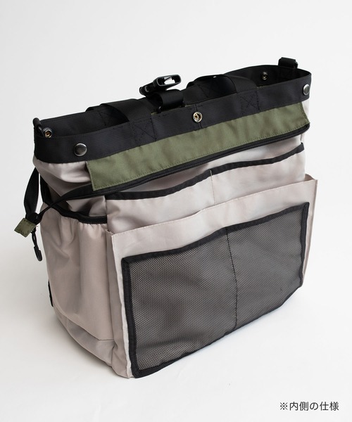 KiU(キウ)の「大容量マルチパーパス3WAYトートバッグ(18L)(トートバッグ・レディース・ベージュ/ブラック/カーキ・FREE)」の18枚目の写真