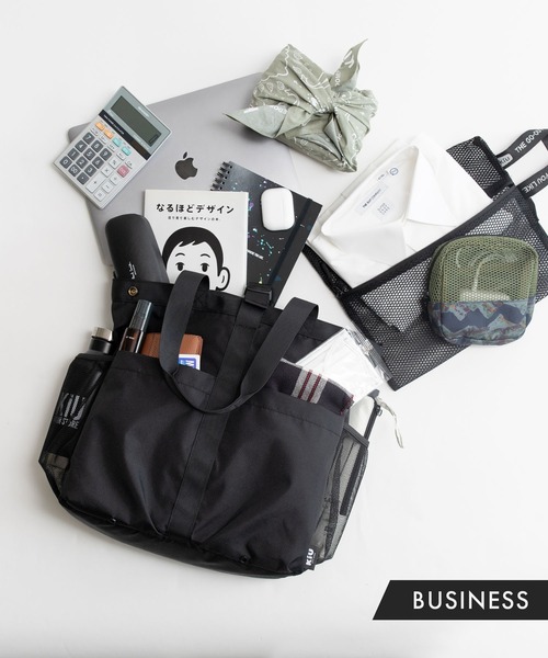 KiU(キウ)の「大容量マルチパーパス3WAYトートバッグ(18L)(トートバッグ・レディース・ベージュ/ブラック/カーキ・FREE)」の9枚目の写真