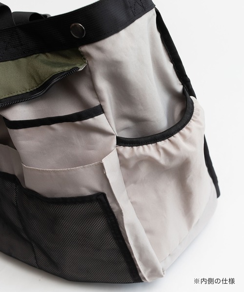 KiU(キウ)の「大容量マルチパーパス3WAYトートバッグ(18L)(トートバッグ・レディース・ベージュ/ブラック/カーキ・FREE)」の16枚目の写真