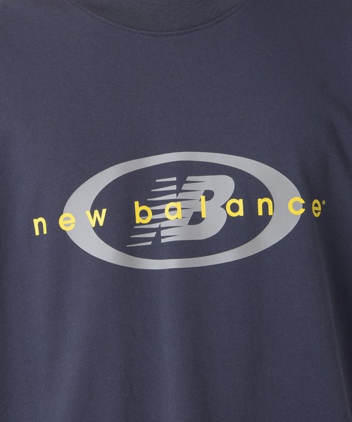NEW BALANCE(ニューバランス)の「New Balance Archive Graphic Over Size S/Stee MT33558(Tシャツ/カットソー・メンズ・ネイビー/ホワイト・L/M/XL)」の9枚目の写真