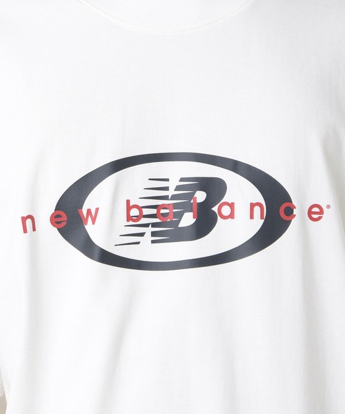 NEW BALANCE(ニューバランス)の「New Balance Archive Graphic Over Size S/Stee MT33558(Tシャツ/カットソー・メンズ・ネイビー/ホワイト・L/M/XL)」の10枚目の写真