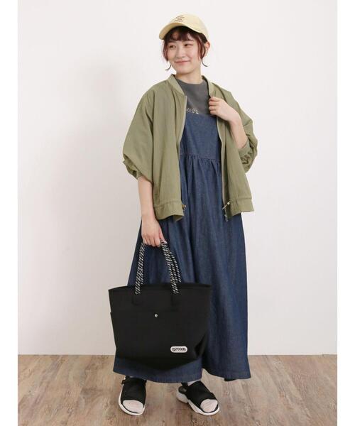 Samansa Mos2(サマンサ モスモス)の「【OUTDOORPRODUCTS×SamansaMos2】トートバッグ(ハンドバッグ・レディース・モカ/ブラック・F)」の5枚目の写真