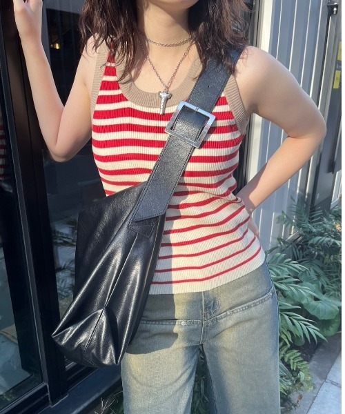 s/ash タンクトップ COLUMN / ギャザータンクトップ｜ESTNATION ONLINE