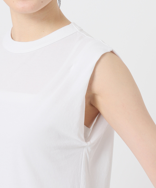 IENA（イエナ）の「ATON/エイトン FRESCA SINGLE JERSEY タンクトップ（タンクトップ・レディース・イエロー/グリーン/ブラウン/ホワイト・FREE）」の17枚目の写真