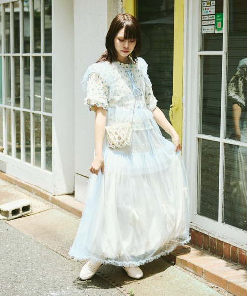 kutir（クティール）の「【クティールとレトロ】 レースフラワーメロー