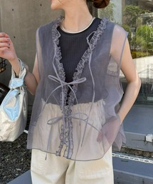 CIAOPANIC TYPY | 【リバイバル/WEB限定】オーガンジーマルチウェイベスト(ベスト)