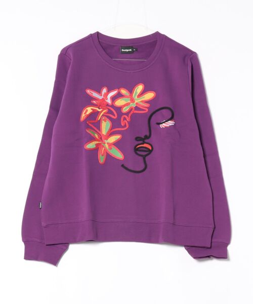 Desigual（デシグアル）の「ネオンフラワーグラフィック スウェット（スウェット・レディース・ブラック/レッド・XXL/XL/L/M/S）」の9枚目の写真