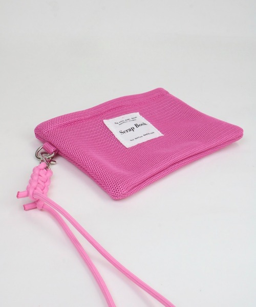 Scrap Book（スクラップブック）の「【Scrap Book】ダブルメッシュトート（ショルダーバッグ・レディース・ピンク/ネイビー/シルバー・FREE）」の6枚目の写真