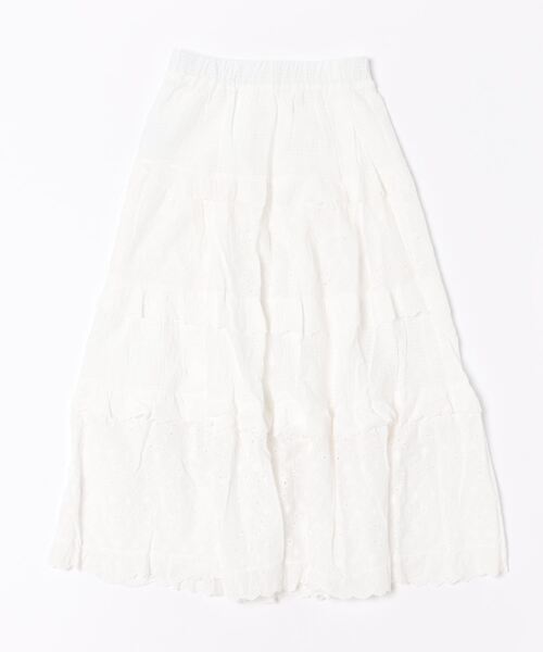 RiLi（リリ）の「マキシコットンフリルスカート【RL】（スカート・レディース・ホワイト・S/M）」の10枚目の写真