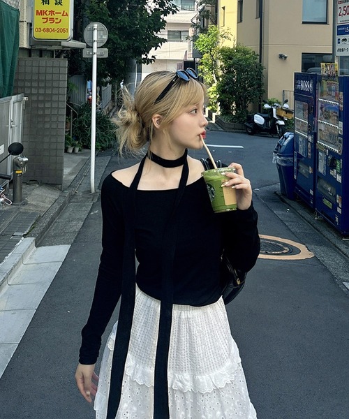 RiLi（リリ）の「マキシコットンフリルスカート【RL】（スカート・レディース・ホワイト・S/M）」の3枚目の写真