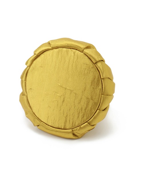 SALON adam et rope'（サロン アダム エ ロペ）の「2WAYベロアサテンギャザーバケットミニバッグ（ショルダーバッグ・レディース・マスタード/ブラック/カーキ・FREE）」の16枚目の写真