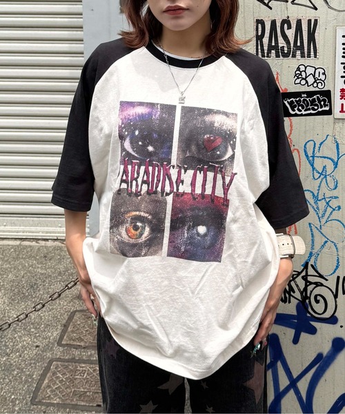 sedacle（セダクル）の「ラグランアソートTEE（Tシャツ/カットソー・メンズ・ブルー/グレー/ブラック系その他/ブラック/レッド/ブラウン/ネイビー/ブラック系/レッド系その他・LARGE/MEDIUM/SMALL）」の3枚目の写真