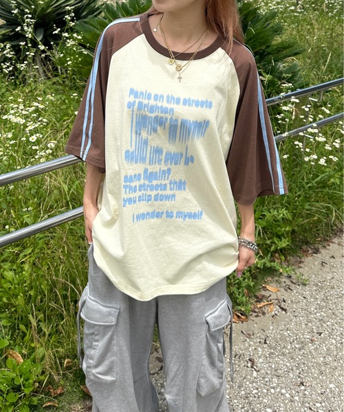 sedacle（セダクル）の「ラグランアソートTEE（Tシャツ/カットソー・メンズ・ブルー/グレー/ブラック系その他/ブラック/レッド/ブラウン/ネイビー/ブラック系/レッド系その他・LARGE/MEDIUM/SMALL）」の5枚目の写真