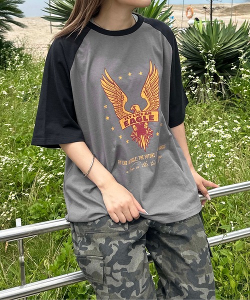 sedacle（セダクル）の「ラグランアソートTEE（Tシャツ/カットソー・メンズ・ブルー/グレー/ブラック系その他/ブラック/レッド/ブラウン/ネイビー/ブラック系/レッド系その他・LARGE/MEDIUM/SMALL）」の4枚目の写真