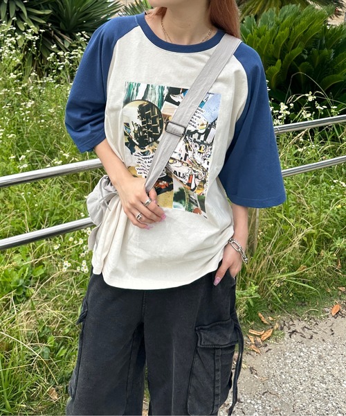 sedacle（セダクル）の「ラグランアソートTEE（Tシャツ/カットソー・メンズ・ブルー/グレー/ブラック系その他/ブラック/レッド/ブラウン/ネイビー/ブラック系/レッド系その他・LARGE/MEDIUM/SMALL）」の7枚目の写真