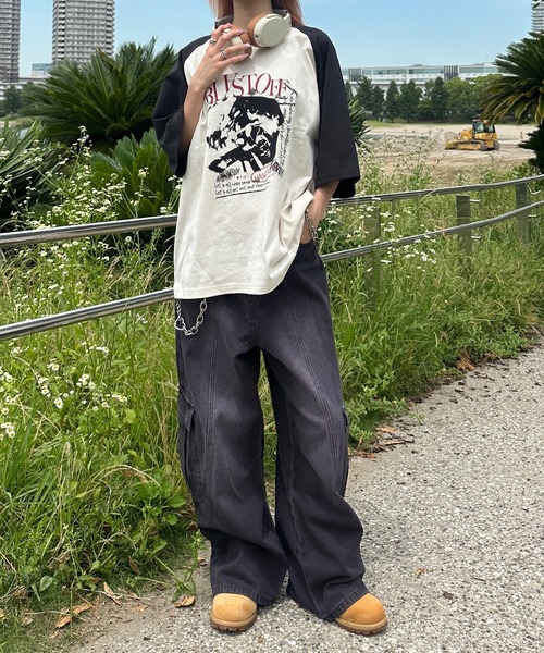 sedacle（セダクル）の「ラグランアソートTEE（Tシャツ/カットソー・メンズ・ブルー/グレー/ブラック系その他/ブラック/レッド/ブラウン/ネイビー/ブラック系/レッド系その他・LARGE/MEDIUM/SMALL）」の12枚目の写真