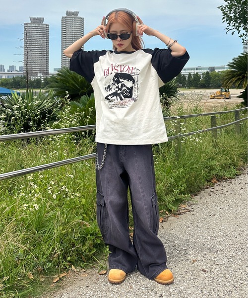 sedacle（セダクル）の「ラグランアソートTEE（Tシャツ/カットソー・メンズ・ブルー/グレー/ブラック系その他/ブラック/レッド/ブラウン/ネイビー/ブラック系/レッド系その他・LARGE/MEDIUM/SMALL）」の13枚目の写真