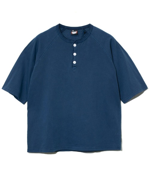 SCREEN STARS（スクリーンスターズ）の「SCREEN STARS/スクリーンスターズ　PIGMENT HENLEY SS TEE 【GSC別注】（Tシャツ/カットソー・メンズ・アイボリー/ネイビー/グレー/ブラック・X-LARGE/LARGE/MEDIUM）」の17枚目の写真