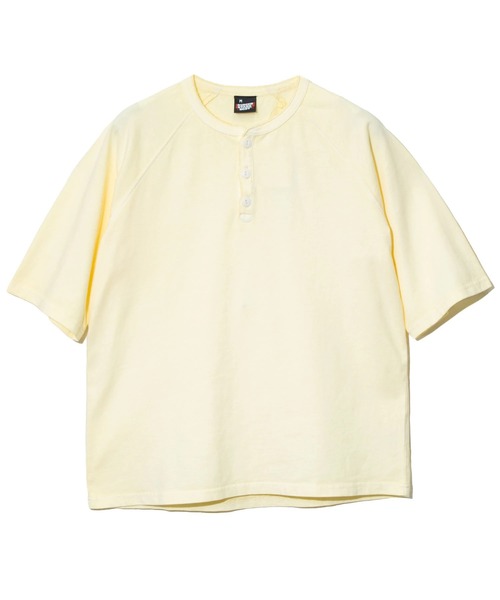 SCREEN STARS（スクリーンスターズ）の「SCREEN STARS/スクリーンスターズ　PIGMENT HENLEY SS TEE 【GSC別注】（Tシャツ/カットソー・メンズ・アイボリー/ネイビー/グレー/ブラック・X-LARGE/LARGE/MEDIUM）」の12枚目の写真