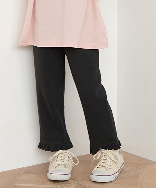 【返品送料無料】 セール】【ともパン】9.5分丈裾フリルフレアパンツ（その他 パンツ