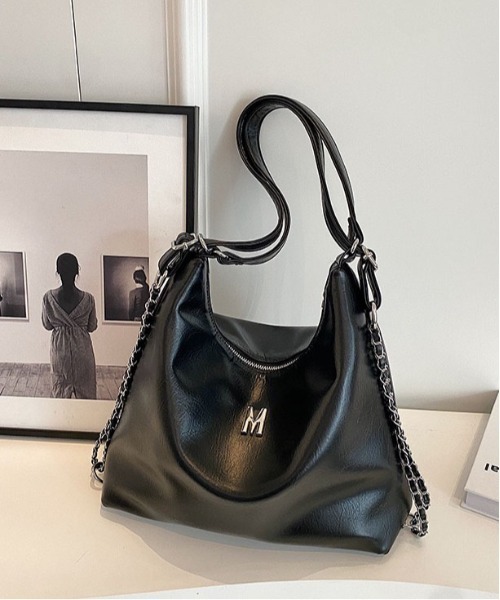 gossip!ロサンゼルス(ゴシップロサンゼルス)の「3wayトートバッグ/ショルダーバッグ/リュックサック/ A4収納可能(トートバッグ・レディース・オフホワイト/シルバー/ブラック・FREE)」の9枚目の写真