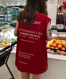 フレンチスリーブロゴTシャツ