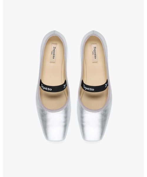 Repetto(レペット)の「Lisbeth バレエフラット - FRサイズ / V4200VEMD(バレエシューズ・レディース・シルバー・39/38.5/38/37.5/37/36.5/40)」の4枚目の写真