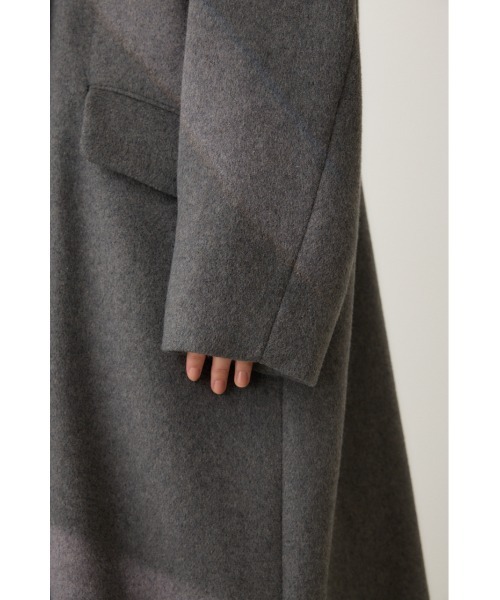crie conforto(クリーコンフォルト)の「チェスターダブルロングコート(チェスターコート・レディース・ネイビー/ブラウン/グレー・FREE)」の12枚目の写真