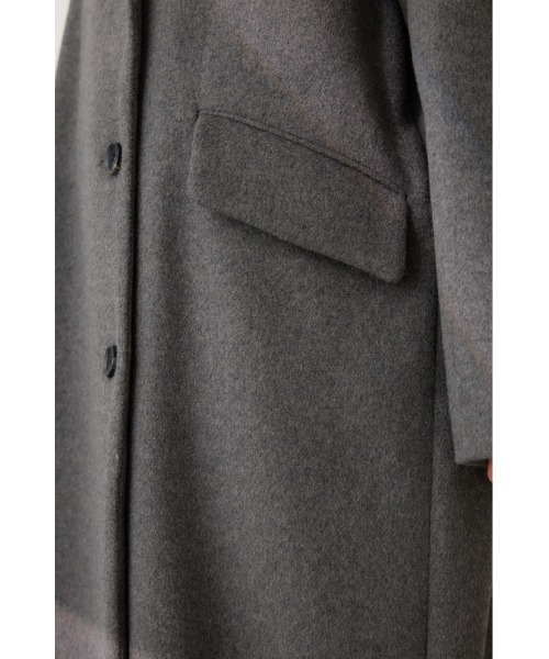 crie conforto(クリーコンフォルト)の「チェスターダブルロングコート(チェスターコート・レディース・ネイビー/ブラウン/グレー・FREE)」の13枚目の写真