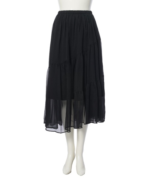 セール】シアーティアードスカート（スカート）｜Edit Sheen