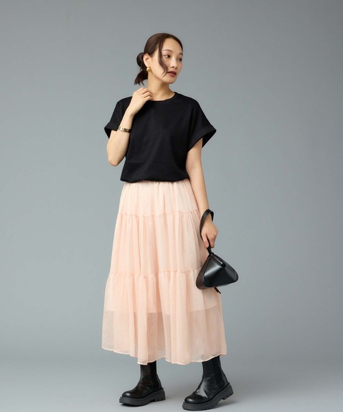セール】シアーティアードスカート（スカート）｜Edit Sheen