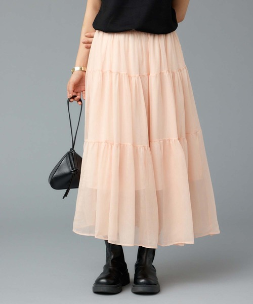 セール】シアーティアードスカート（スカート）｜Edit Sheen