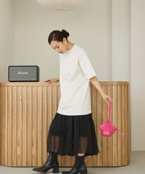 コムデギャルソン シアーティアードスカート forksy.】シアーラメティアードスカート forksy.│MONO-MART