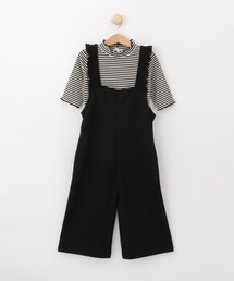 SHOO・LA・RUE | フリルサロペ+五分袖ボーダーSET(その他トップス)