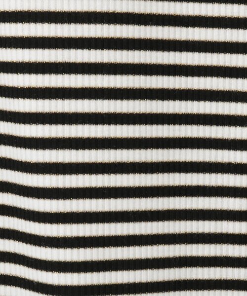 SHOO・LA・RUE（シューラルー）の「◆【110-140cm/2点セット】フリルサロペット＋5分袖ボーダートップス（その他トップス・キッズ・ブラック/ベージュ・14/13/12/11）」の13枚目の写真