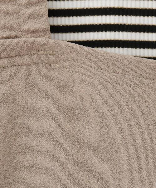 SHOO・LA・RUE（シューラルー）の「◆【110-140cm/2点セット】フリルサロペット＋5分袖ボーダートップス（その他トップス・キッズ・ブラック/ベージュ・14/13/12/11）」の14枚目の写真