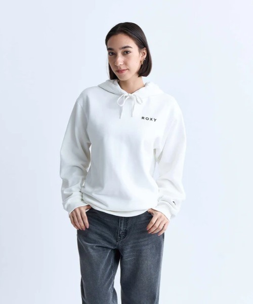 ROXY(ロキシー)の「OUR STYLE FLOW HOODI/ロキシーバックプリントプルオーバーパーカー・フーディー(パーカー・レディース・ブラウン/ホワイト/ブラック/グレー・LARGE/MEDIUM/SMALL/X-LARGE)」の5枚目の写真