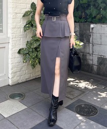 コルセットドッキングスリットナロー／スカート