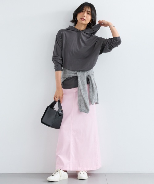 BARNYARDSTORM（バンヤードストーム）の「BARNYARDSTORM / フーディープルオーバー（Tシャツ/カットソー・レディース・ホワイト/グレー/チャコール・FREE）」の16枚目の写真