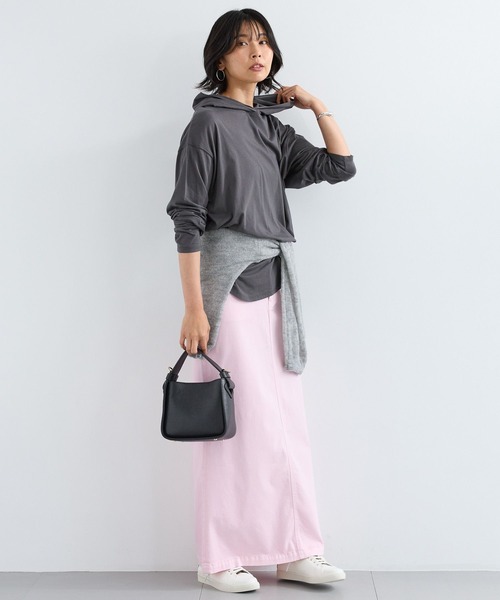 BARNYARDSTORM（バンヤードストーム）の「BARNYARDSTORM / フーディープルオーバー（Tシャツ/カットソー・レディース・ホワイト/グレー/チャコール・FREE）」の17枚目の写真