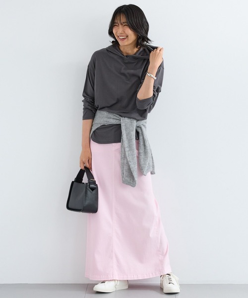 BARNYARDSTORM（バンヤードストーム）の「BARNYARDSTORM / フーディープルオーバー（Tシャツ/カットソー・レディース・ホワイト/グレー/チャコール・FREE）」の18枚目の写真