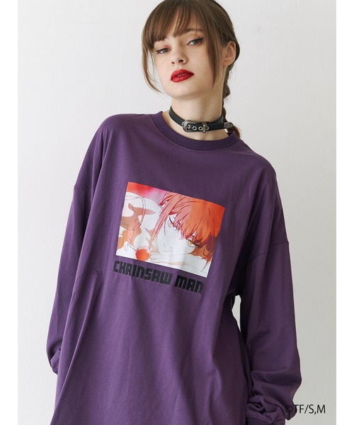 チェンソーマン　マキマ　ロングTシャツ　Mサイズ glamb グラム チェンソーマン Makima Long Sleeves T マキマ