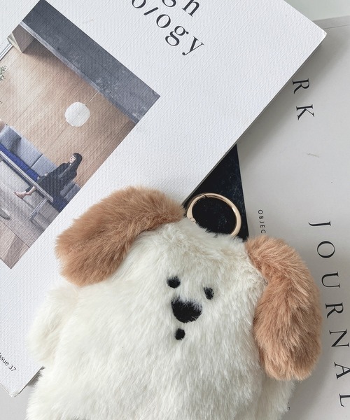 AS KNOW AS plus（アズノゥアズプラス）の「☆スフレアニマルキーリング付きミニポーチ（ポーチ・レディース・B/A/D/C・FREE）」の3枚目の写真