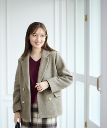 ウールブークレテーラードジャケット