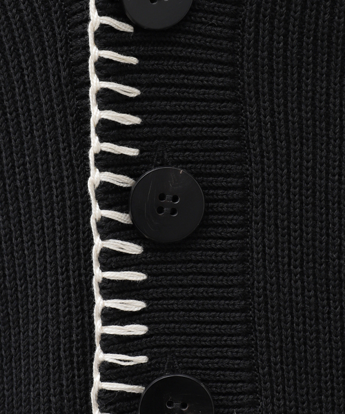 OUAT(オーユーエーティー)の「OUAT(オーユーエーティー) OFFICE CARDIGAN 007026CD(カーディガン/ボレロ・メンズ・ブラック・2)」の12枚目の写真